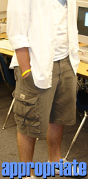 appropriate shorts 